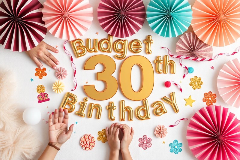 budget 30th birthday party decorations β Budget 30th Birthday Party Decorations (the finished result)