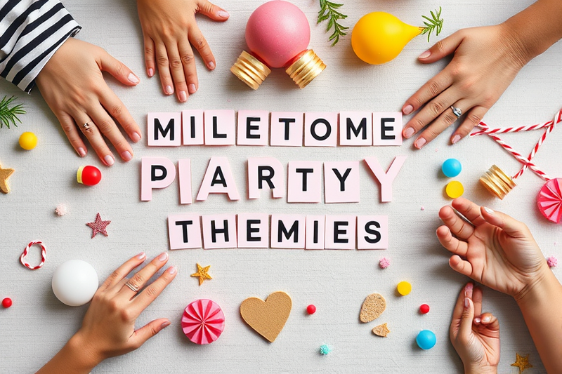milestone party themes for beginners — Milestone Party Themes For Beginners (the finished result)