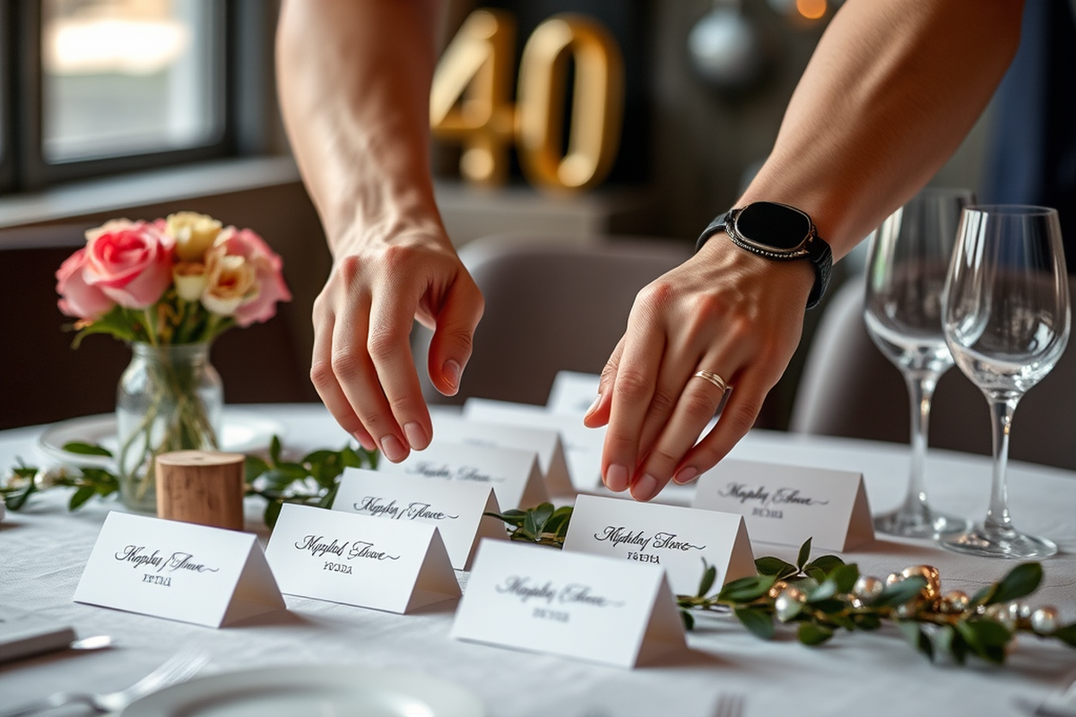 modern 40th birthday party decorations — Modern 40th Birthday Party Decorations