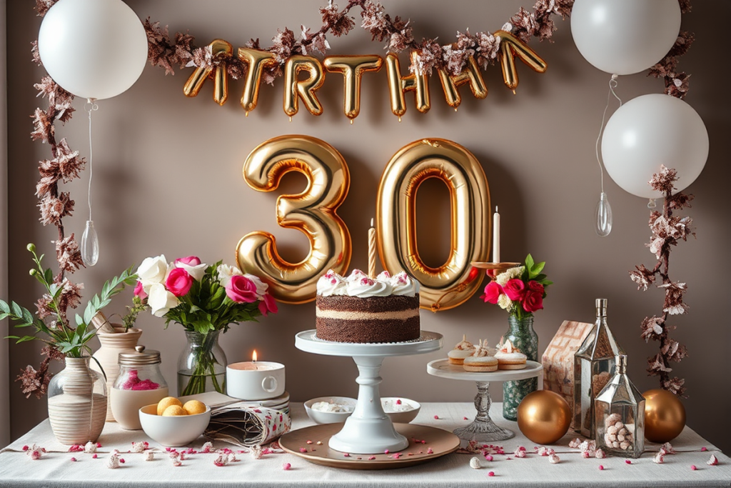 30th Birthday Party Decorations Without Tools