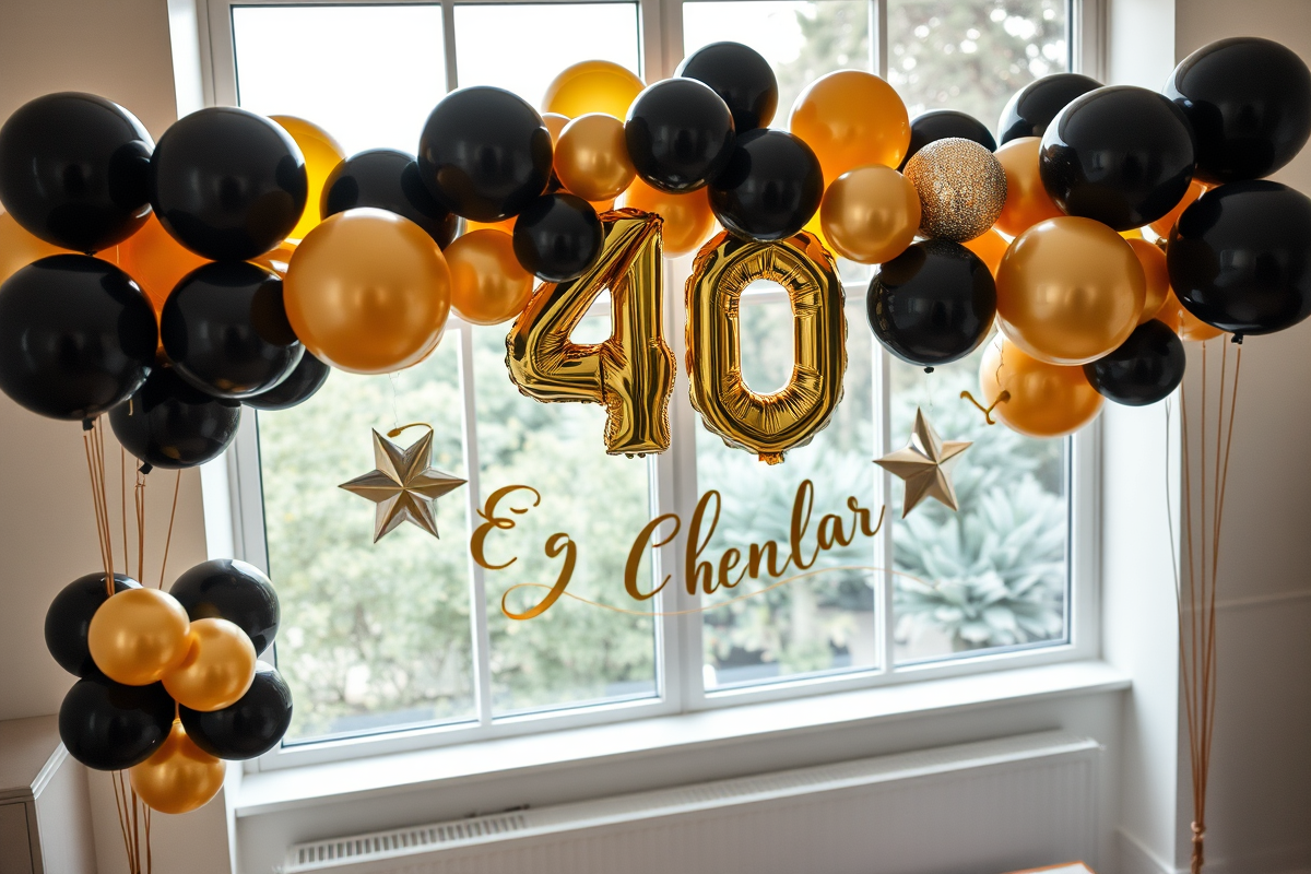 40th birthday decorations ideas — 40th Birthday Decorations Ideas