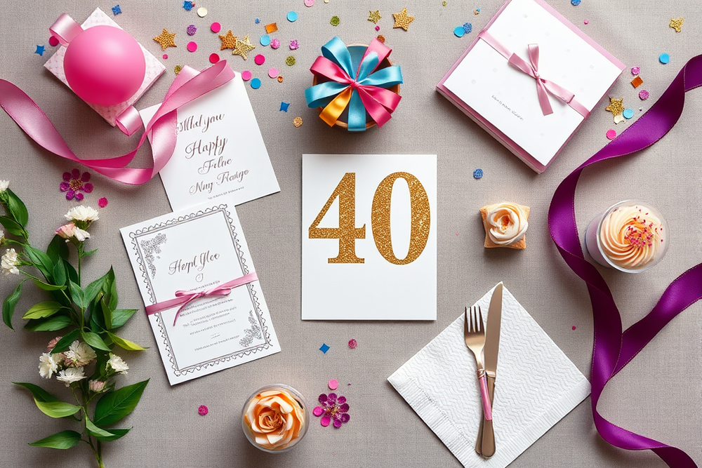 40th birthday parties for beginners — 40th Birthday Parties For Beginners (the finished result)