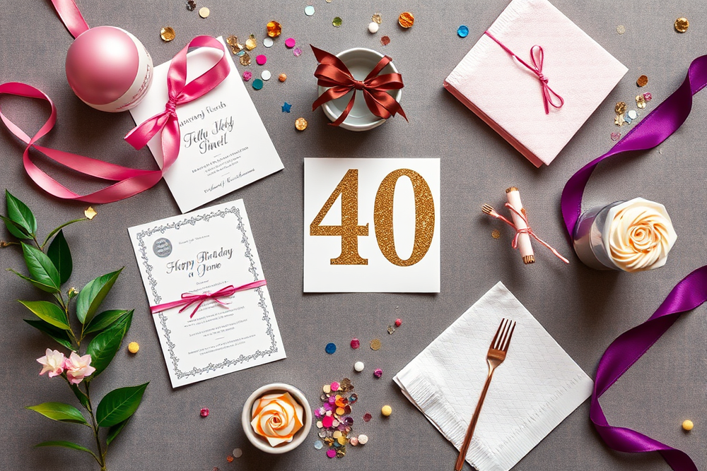 40th birthday party game ideas — 40th Birthday Party Game Ideas (the finished result)