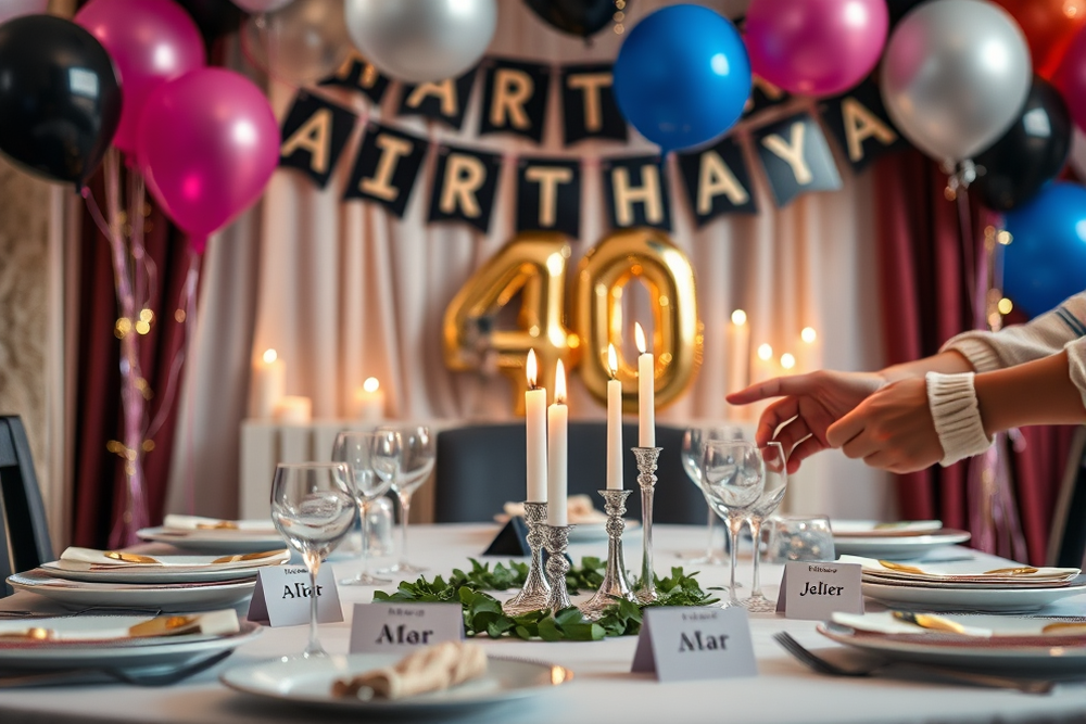 40th birthday party invitations — 40th Birthday Party Invitations (step by step)