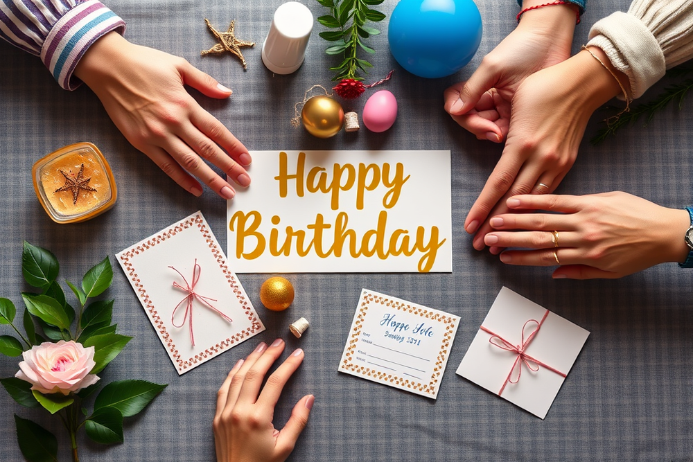 adult milestone birthday parties invitations & favors — Adult Milestone Birthday Parties Invitations & Favors (the finished result)