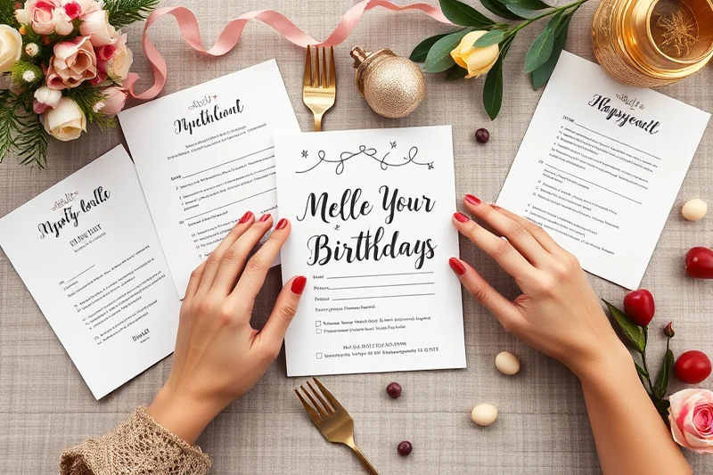 adult milestone birthday parties themes decor checklist — Adult Milestone Birthday Parties Themes Decor Checklist (the finished result)