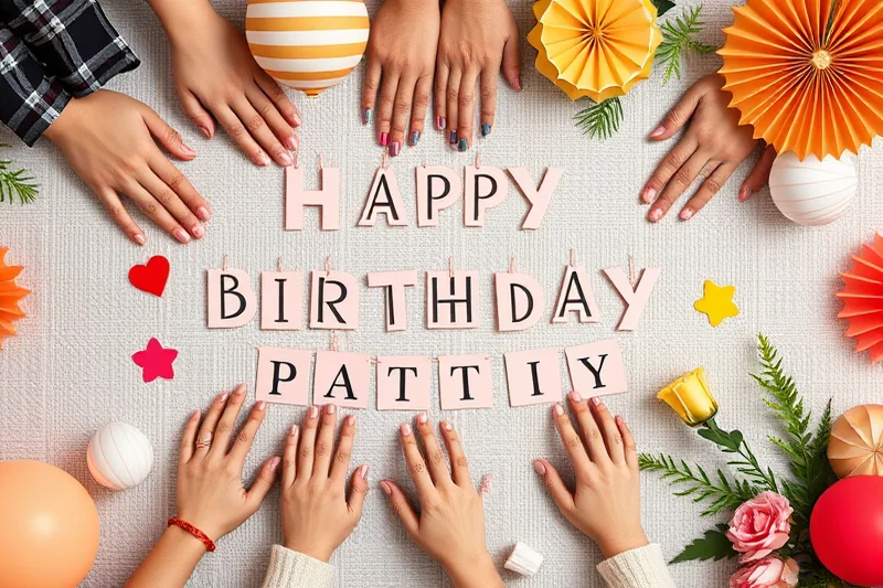 easy adult milestone birthday parties themes decor — Easy Adult Milestone Birthday Parties Themes Decor (the finished result)