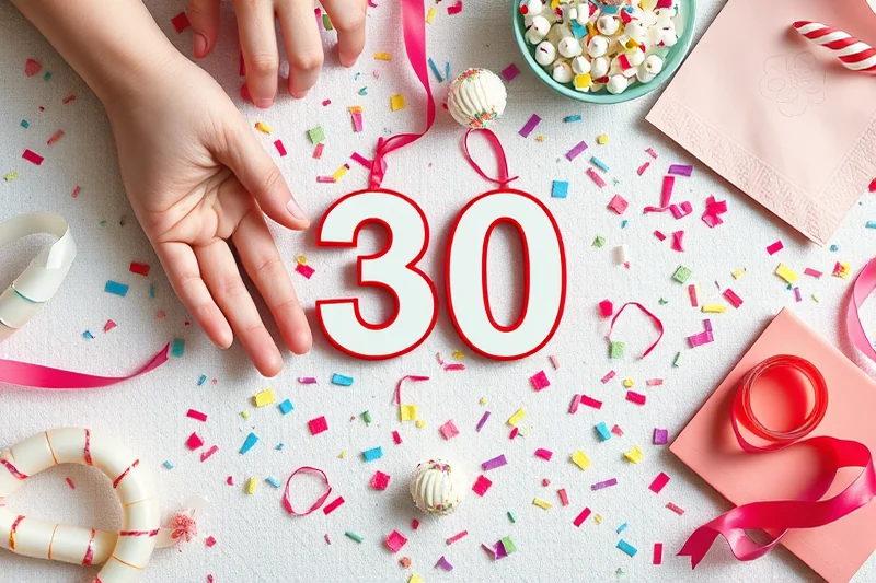 30th birthday parties for beginners on a budget — 30th Birthday Parties For Beginners On A Budget (the finished result)