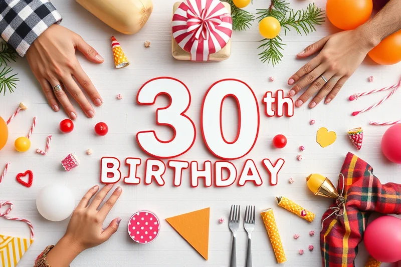 30th birthday party themes step by step — 30th Birthday Party Themes Step By Step (the finished result)