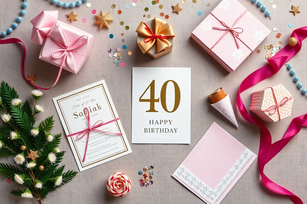 40th birthday decorations nearby — 40th Birthday Decorations Nearby (the finished result)