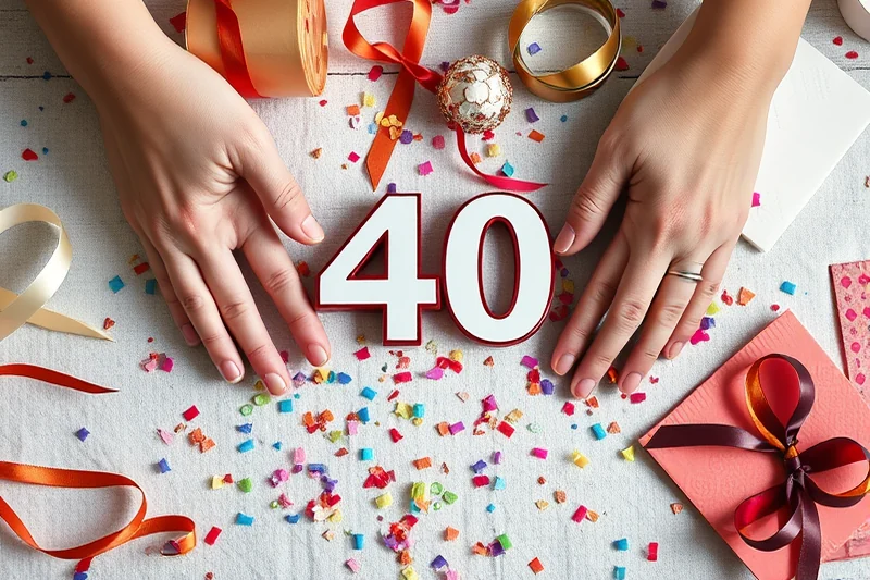 40th birthday party favors that work — 40th Birthday Party Favors That Work (the finished result)