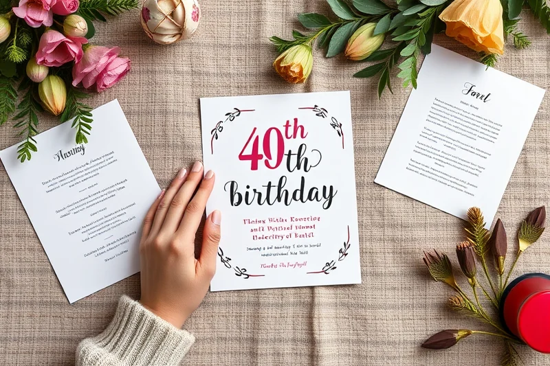 40th birthday party ideas for beginners — 40th Birthday Party Ideas For Beginners (the finished result)