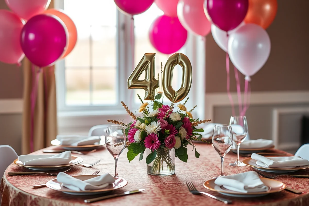 40th birthday party ideas — 40th Birthday Party Ideas
