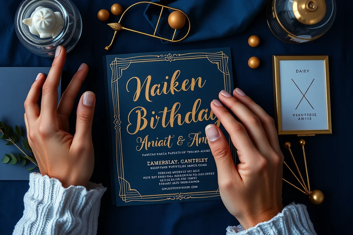 adult milestone birthday parties invitations favors ideas — Adult Milestone Birthday Parties Invitations Favors Ideas (the finished result)