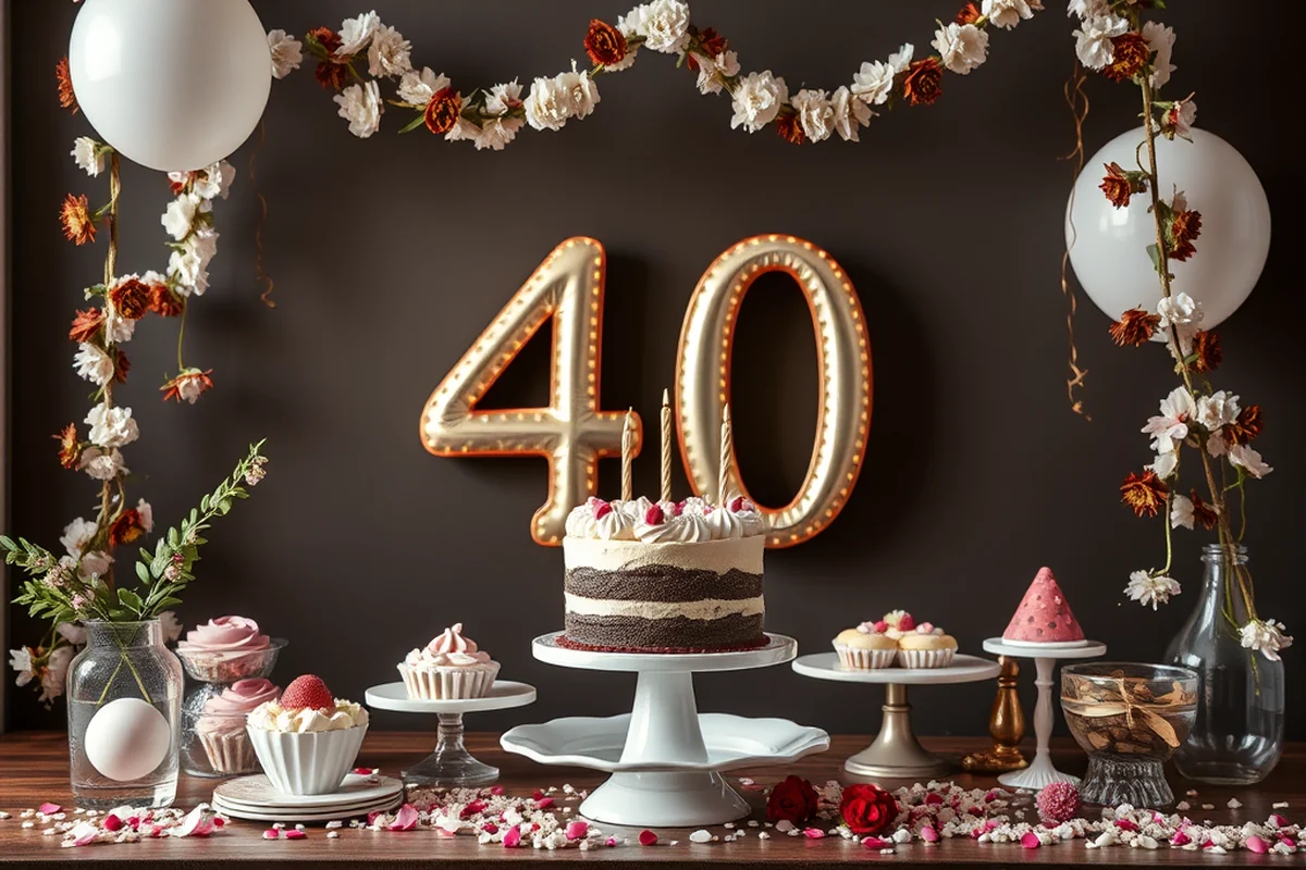 affordable 40th birthday party invitations — Affordable 40th Birthday Party Invitations