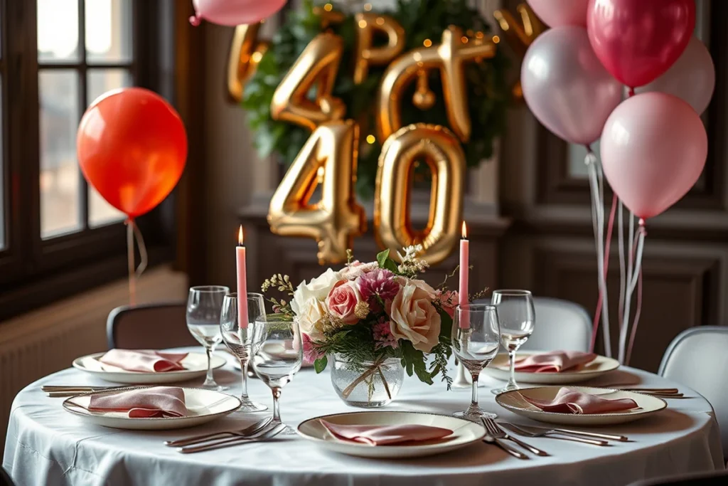 Budget 40th Birthday Parties
