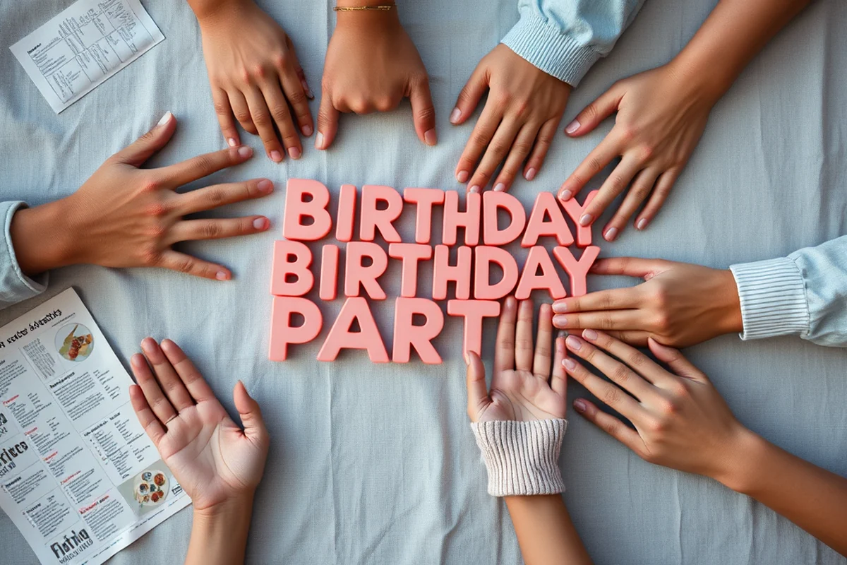 budget adult milestone birthday parties checklist — Budget Adult Milestone Birthday Parties Checklist (the finished result)