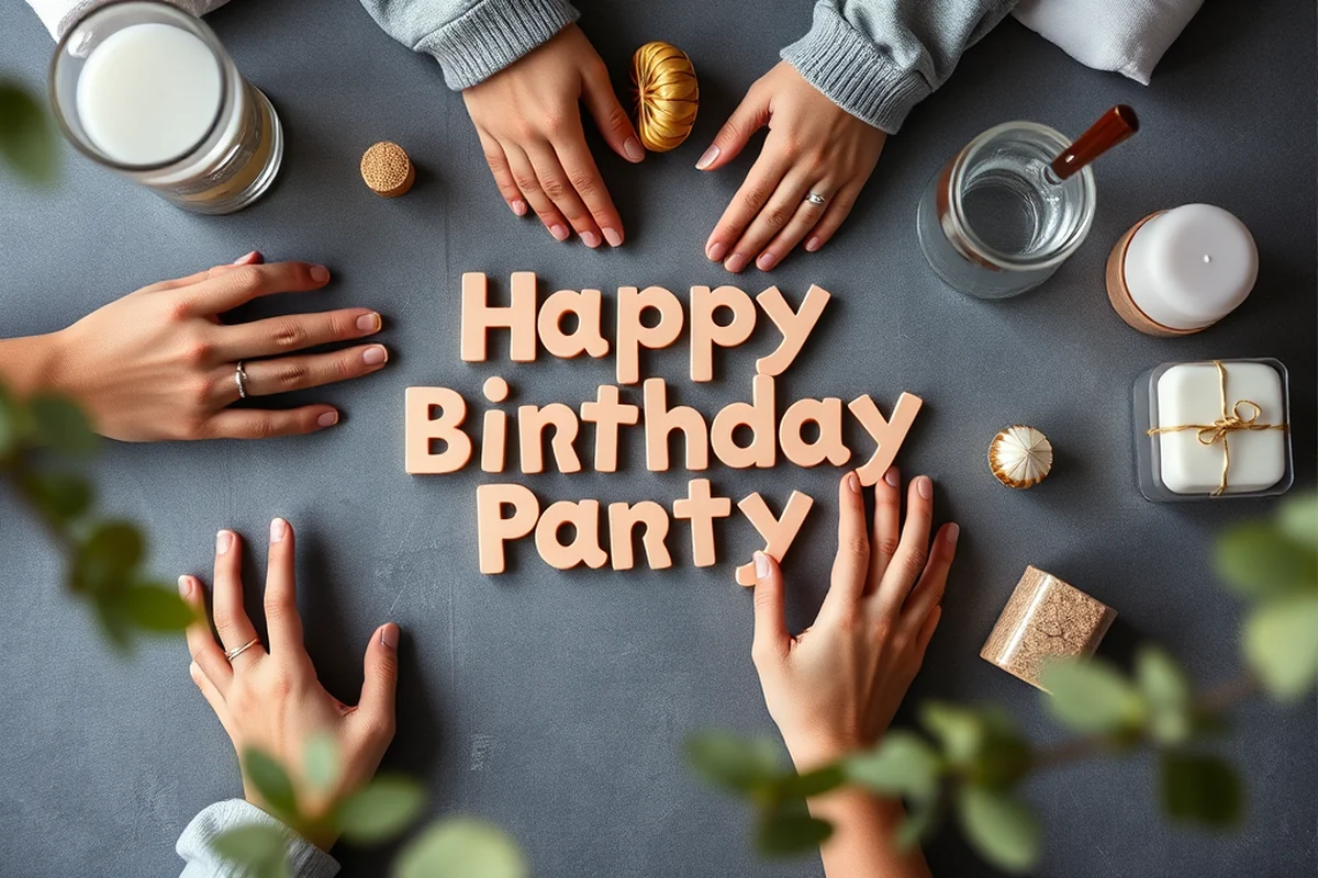 budget adult milestone birthday parties examples — Budget Adult Milestone Birthday Parties Examples (the finished result)
