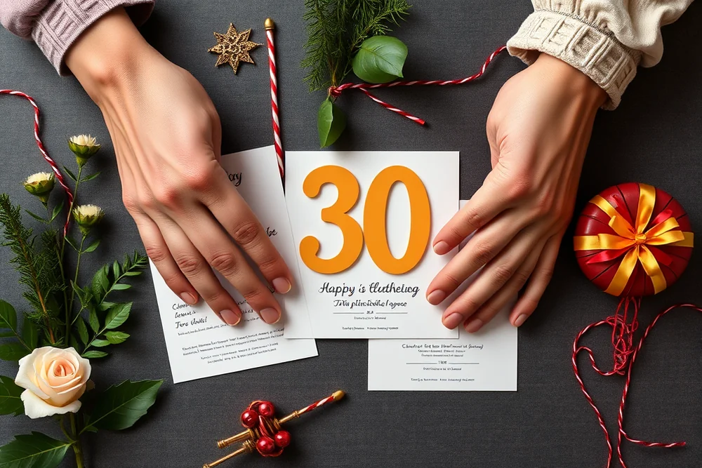 cheap 30th birthday parties — Cheap 30th Birthday Parties (the finished result)