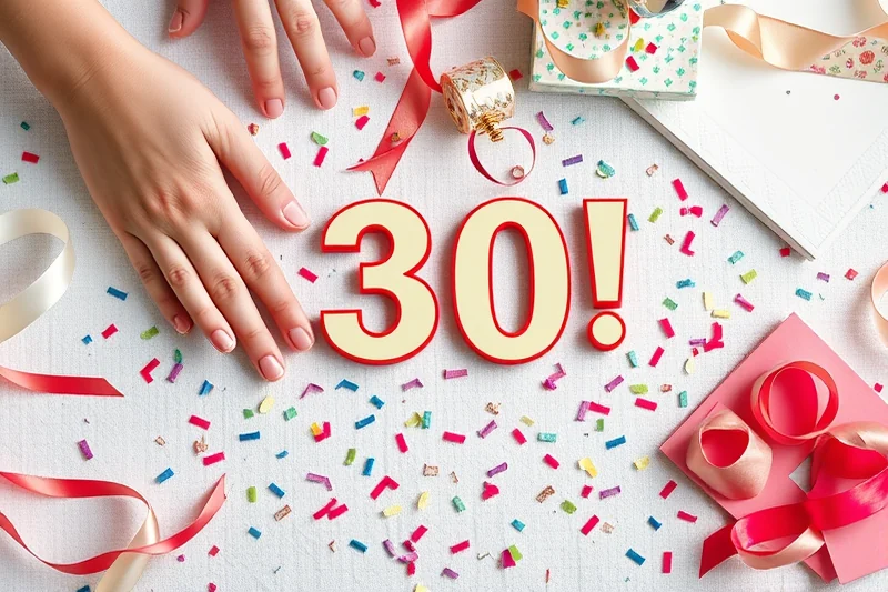 easy 30th birthday party theme ideas — Easy 30th Birthday Party Theme Ideas (the finished result)
