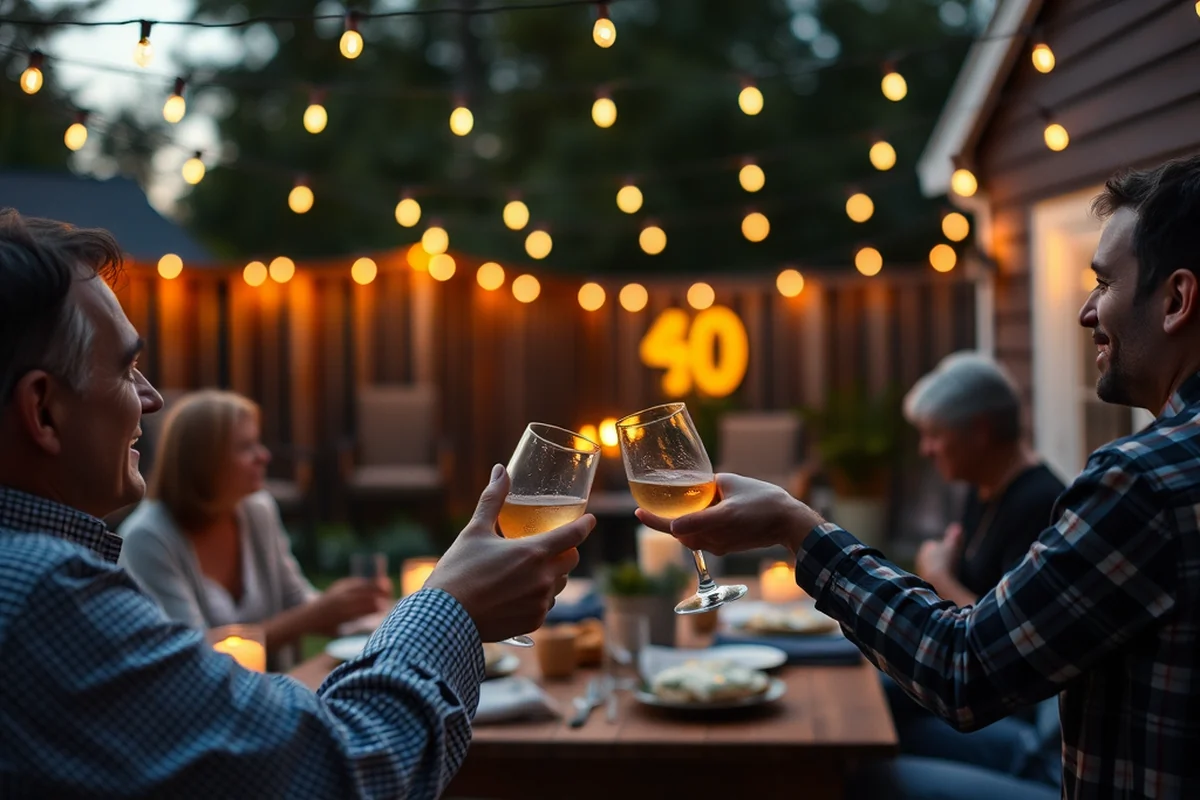 easy 40th birthday parties for men — Easy 40th Birthday Parties For Men