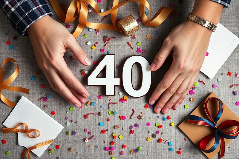 easy 40th birthday parties for men — Easy 40th Birthday Parties For Men (the finished result)