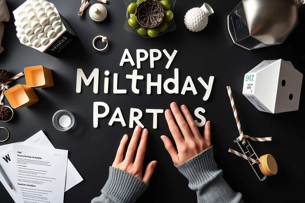 how to adult milestone birthday parties planning checklists timelines — How To Adult Milestone Birthday Parties Planning Checklists Timelines (the finished result)