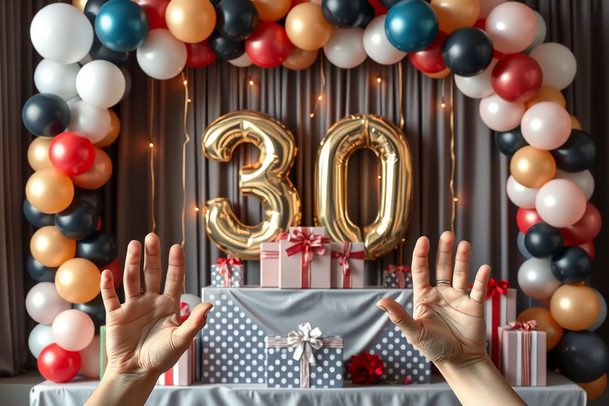 modern 30th birthday party activities — Modern 30th Birthday Party Activities