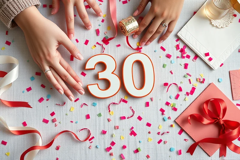modern 30th birthday party activities — Modern 30th Birthday Party Activities (the finished result)
