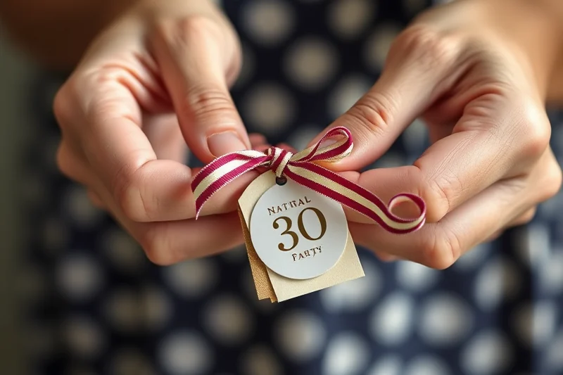 natural 30th birthday party favors — Natural 30th Birthday Party Favors (step by step)