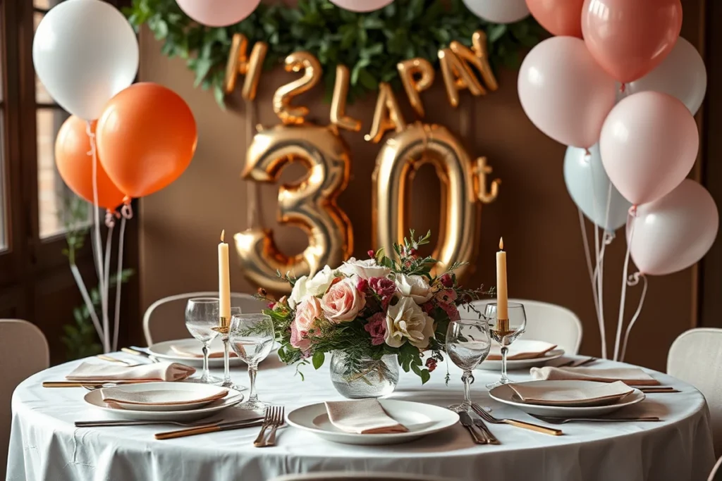 Natural 30th Birthday Party Themes