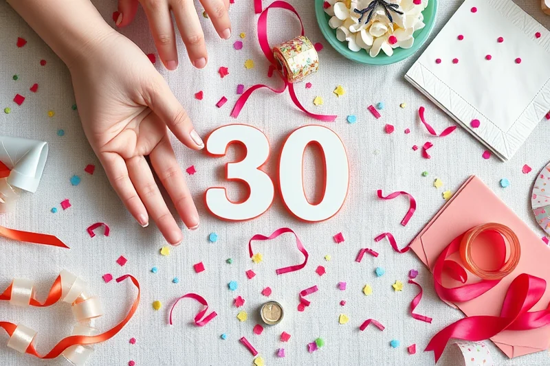 quick 30th birthday parties for beginners — Quick 30th Birthday Parties For Beginners (the finished result)