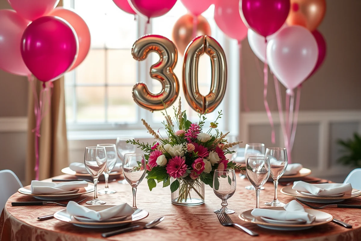 30th birthday party decorations — 30th Birthday Party Decorations
