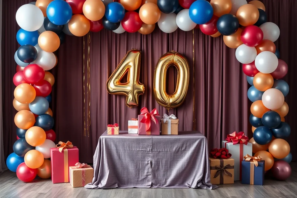 40th Birthday Decorations Near Me