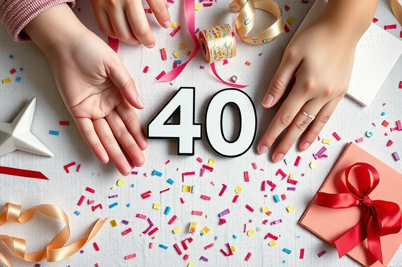 40th birthday parties for beginners for families — 40th Birthday Parties For Beginners For Families (the finished result)