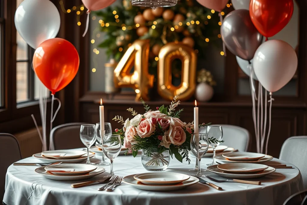 40th Birthday Party Ideas Male