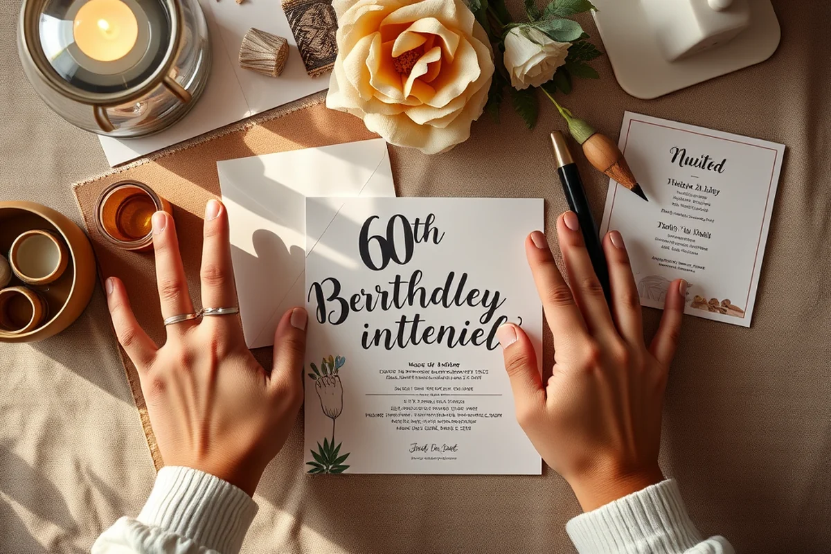60th birthday party decorations — 60Th Birthday Party Decorations (the finished result)