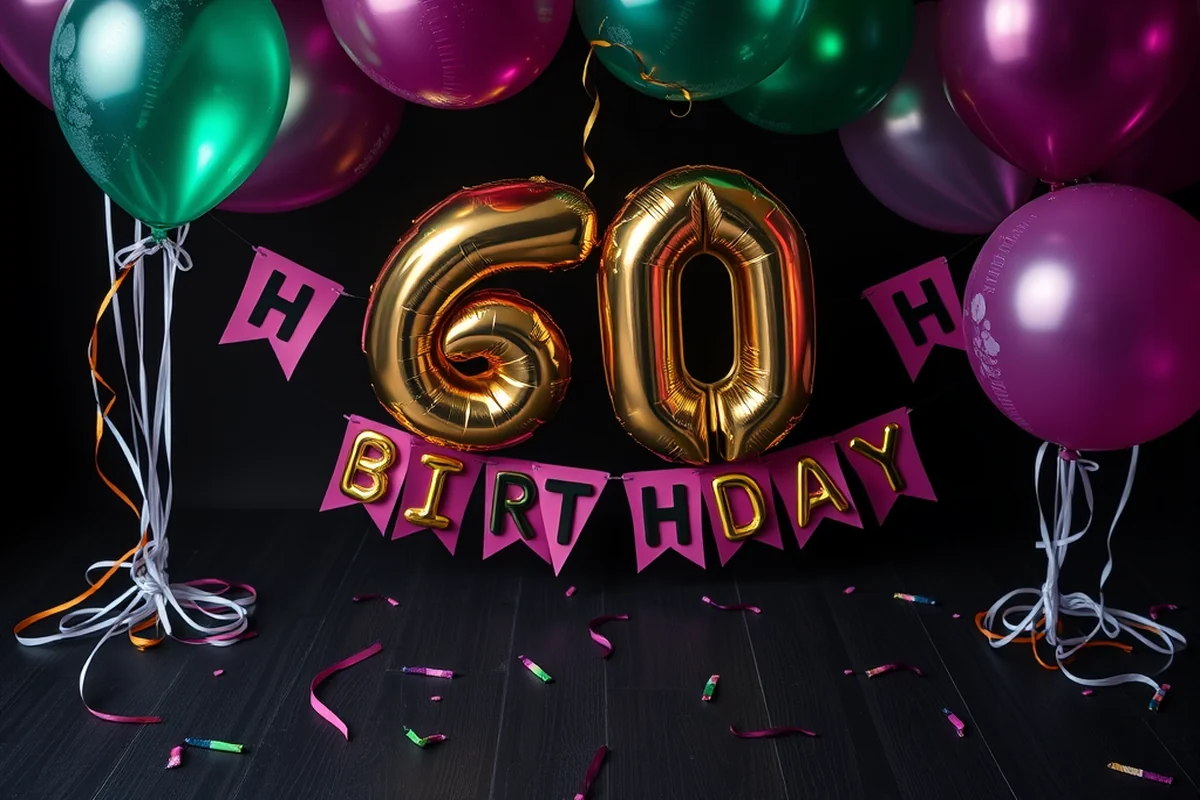 60th birthday party supplies — 60Th Birthday Party Supplies (step by step)