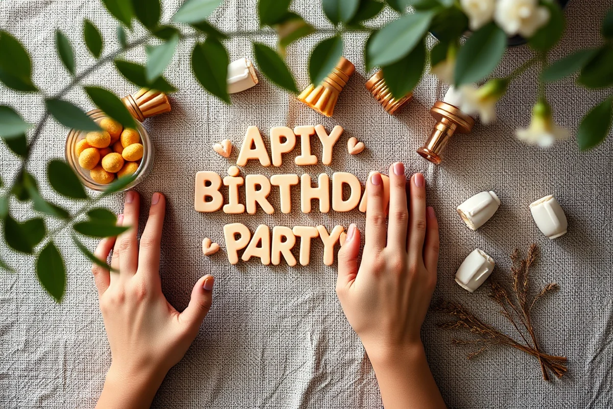 adult milestone birthday parties favors checklist — Adult Milestone Birthday Parties Favors Checklist (the finished result)