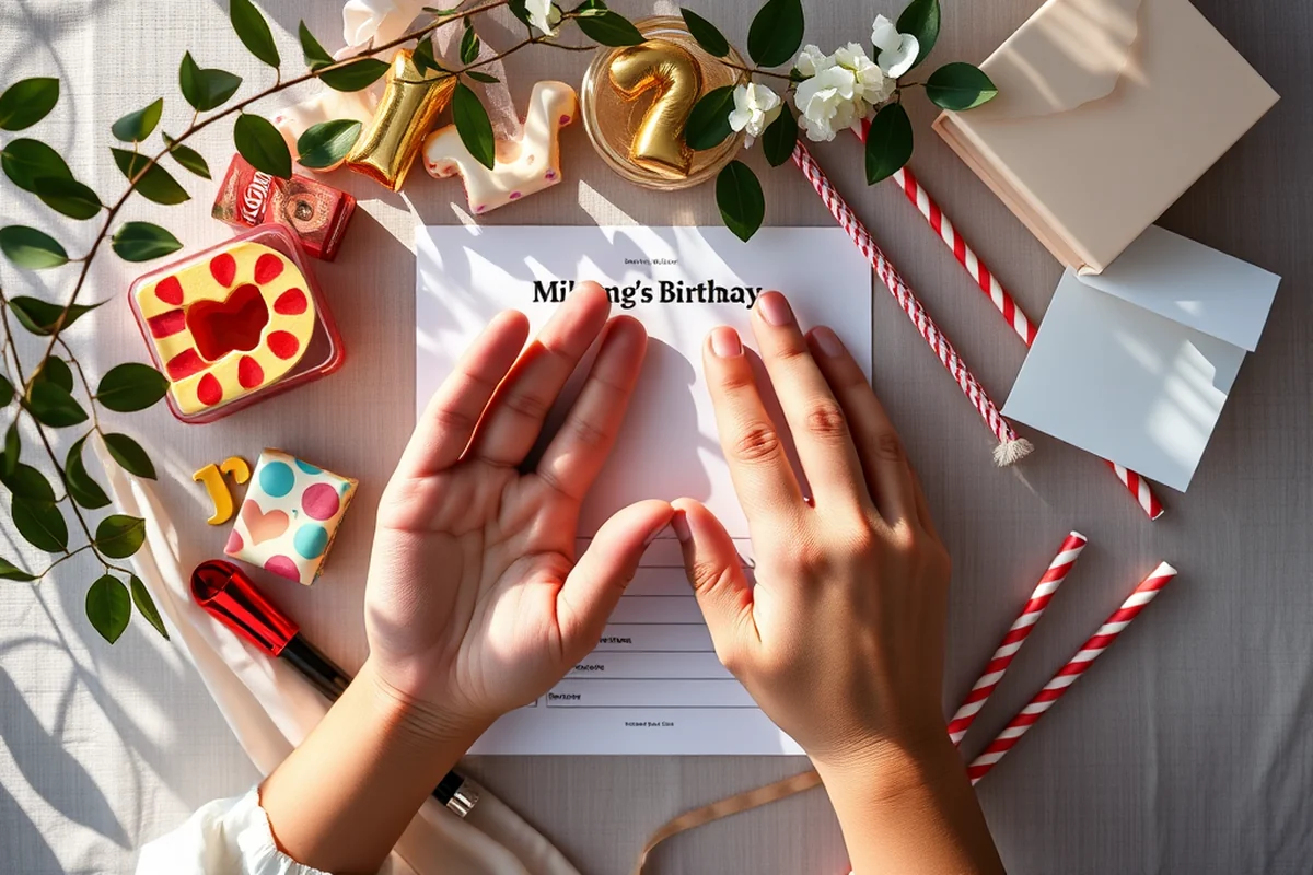 adult milestone birthday parties games checklist — Adult Milestone Birthday Parties Games Checklist (the finished result)