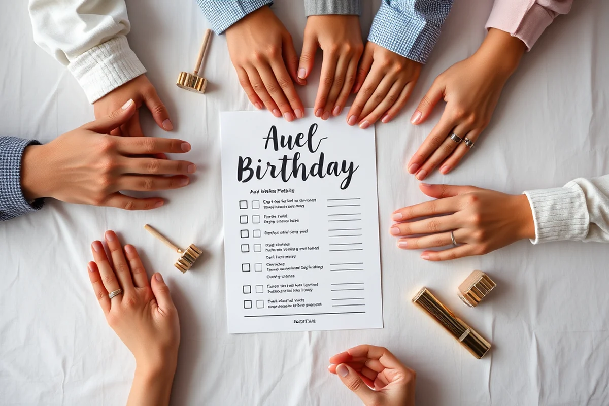 adult milestone birthday parties invitations checklist — Adult Milestone Birthday Parties Invitations Checklist (the finished result)