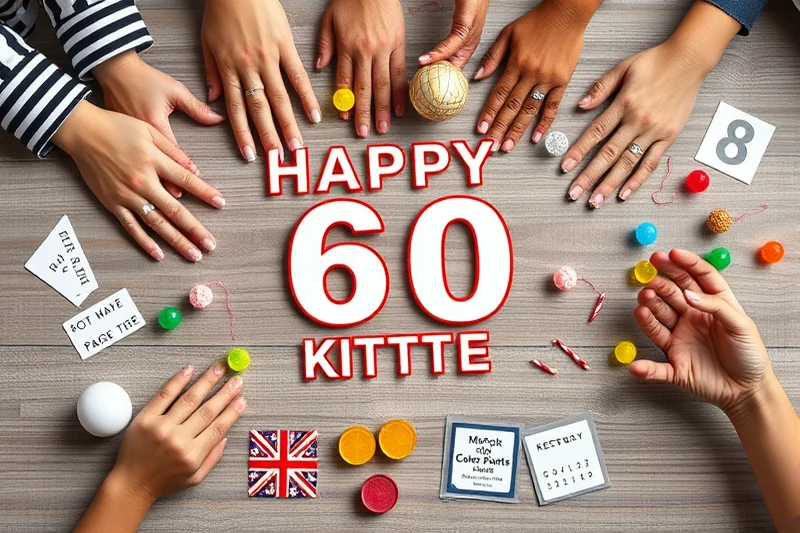 affordable adult party games for 60th birthday — Affordable Adult Party Games For 60th Birthday (the finished result)