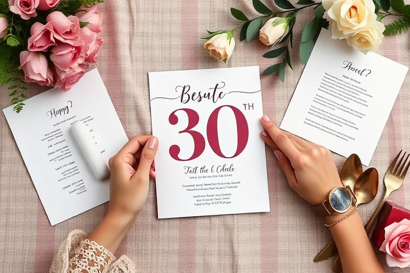 best 30th birthday party themes for her — Best 30th Birthday Party Themes For Her (the finished result)