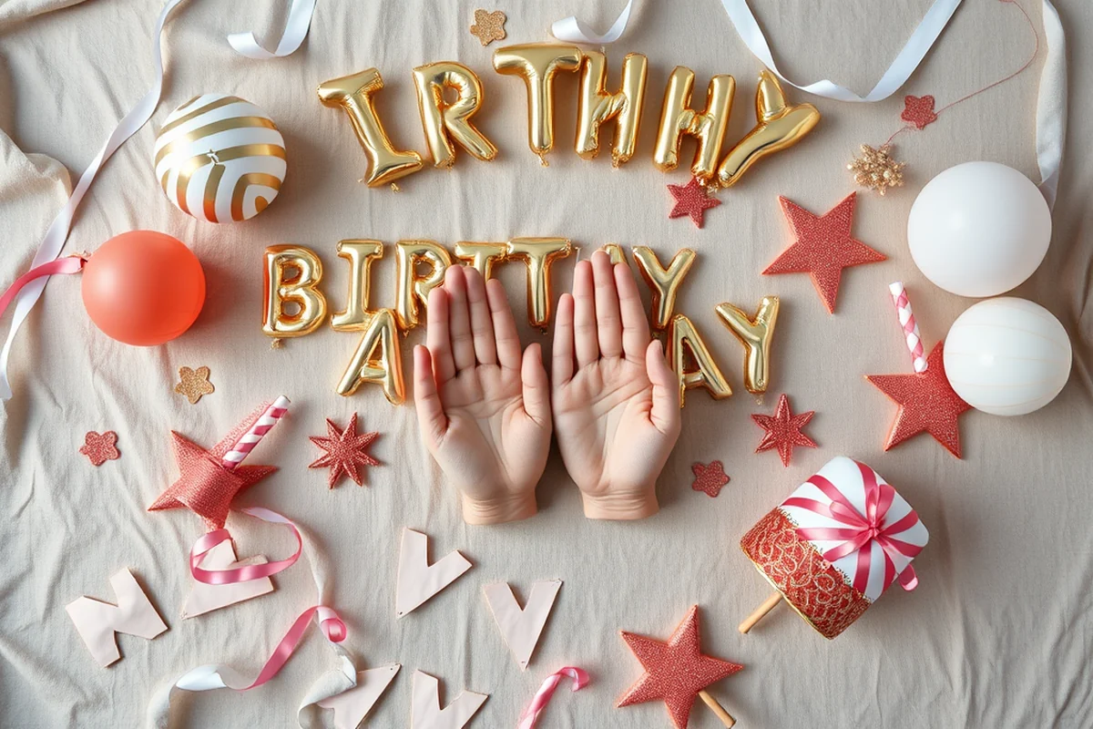 birthday party decorations — Birthday Party Decorations (the finished result)