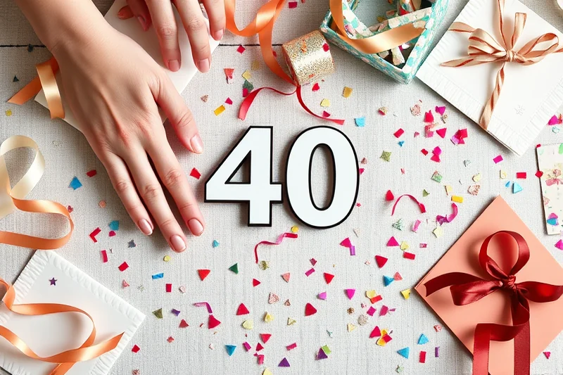 budget 40th birthday party themes — Budget 40th Birthday Party Themes (the finished result)