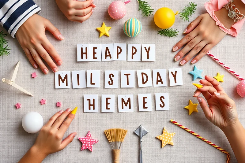 small milestone party themes — Small Milestone Party Themes (the finished result)