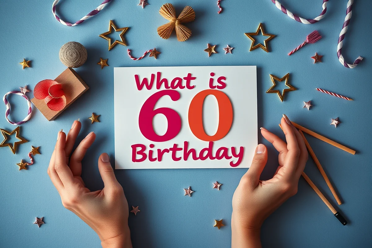 what is 60th birthday card — What Is 60Th Birthday Card (the finished result)