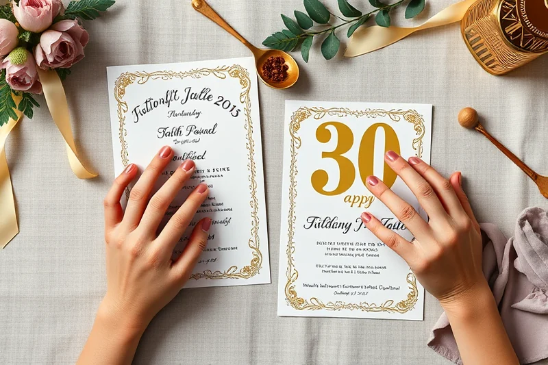 30th birthday parties comparison — 30th Birthday Parties Comparison (the finished result)