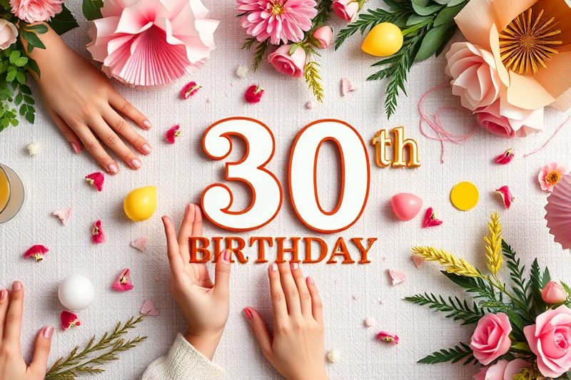 30th birthday party themes for her at home — 30th Birthday Party Themes For Her At Home (the finished result)