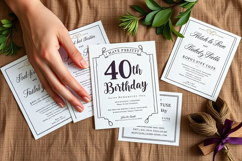 40th birthday parties alternatives — 40th Birthday Parties Alternatives (the finished result)